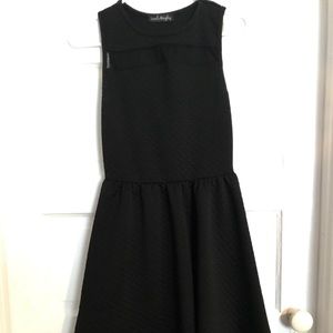 Black mini dress fit for a princess!!